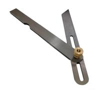 babominimer Dispositif de marquage à queue d'aronde en métal avec règle réglable de 15 cm et 25 cm, règle d'angle et équerre mobile pour le travail du bois (15 cm)