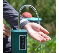 babominimer Distributeur d'eau de pêche étanche avec perfusion d'oxygène et technologie de détection automatique, aérateur Live Well pour maintenir les poissons et les appâts (vert)