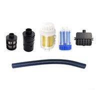 babominimer Ensemble complet de filtres d'admission d'air pour chauffage diesel de 25 mm avec tuyau de conduit de 60 cm et 2 clips pour une gestion efficace du flux d'air (A)