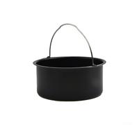 babominimer Ensemble de gâteau rond en acier au carbone de 15,2 cm, 20,3 cm, pour panier de friteuse à air comprimé ou four, ustensiles de cuisson durables et haute résistance pour un chauffage