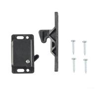 babominimer Ensemble de serrures de porte d'armoire en ABS noir pour caravanes et camping-cars avec loquets de tiroir sécurisés et vis, pour une installation facile pour les placards et (lot)