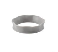babominimer Entonnoir de dosage magnétique pour porte-filtre à expresso de 51 mm, 53 mm, 58 mm, outil de dosage en ABS, accessoire pour sols homogènes (53 mm, gris)