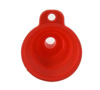 babominimer Entonnoir pliable en silicone pour changement d'huile, de carburant, d'essence et de fluide, rouge, 7,5 cm x 8 cm, résistant à la chaleur de -20 °C à 220 °C