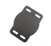 babominimer Entretoise de pédale en fibre de carbone 0,5 mm, 1 mm, 2 mm d'épaisseur, compatible avec les pédales Lollipop Lock, plaque de compensation de longueur de jambe de rechange avec vis (1 mm)