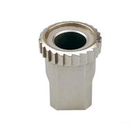 babominimer Extracteur de manivelle et extracteur de moyeu de roue avec filetage 24T compatible avec la base de la tour de tambour, manchon à cliquet à trois griffes, réparation de vélo en acier