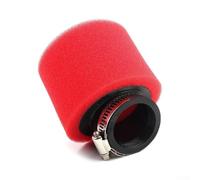 babominimer Filtre à air en mousse rouge de 38 mm pour moto - Tuyau coudé en caoutchouc lavable et réutilisable pour CRF50 XR50 XR CRF 110CC 125CC 150CC Buggy