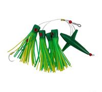 babominimer For Feather Rig Bird Trolling Leurre Daisy Chain for Big Game Fishing with 150mm Length and 210g Weight for Thon, Marlin, Sailfish (C1)