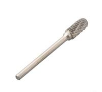 babominimer Fraise rotative en carbure de tungstène 3 x 6 mm à double coupe pour métal, bois, ébavurage, polissage, gravure, fabrication de bijoux, soudure (B)
