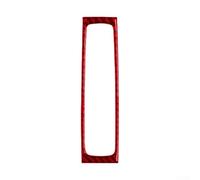 babominimer Garniture de cadre de levier de vitesse intérieur en fibre de carbone rouge pour Accord 2013-2017, compatible avec garniture de levier de vitesse pour moulures intérieures et extérieures