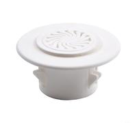 babominimer Grille de ventilation murale en plastique pour ouvertures de conduit de climatisation, rosace décorative en polypropylène blanc, capuchon rond pour chauffage et refroidissement (40 mm)