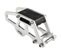 babominimer Guide de chaîne de moto en alliage d'aluminium pour moto et motocross, protecteur de chaîne anti-érosion durable pour CR CRF 125 250 450 (blanc)