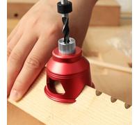 babominimer Guide de perçage vertical pour le travail du bois avec bagues de perçage de 6 à 10 mm, gabarit de cheville en alliage d'aluminium pour des joints précis à mortaise et tenon, localisateur