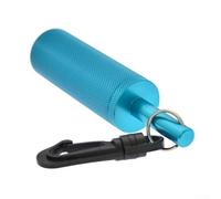 babominimer Hochet de signal de plongée en alliage d'aluminium pour équipement BCD avec crochet rapide rotatif à 360° (bleu)