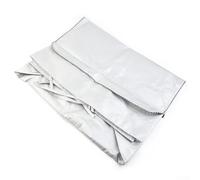 babominimer Housse de protection imperméable en tissu Oxford argenté pour machine à laver ou sèche-linge à chargement frontal, anti-âge, résistante à la lumière du soleil (L)