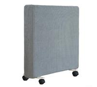 babominimer Housse de protection pour radiateur en tissu élastique pour chauffage à huile et chauffage électrique en vert, beige, gris foncé, clair (gris clair, taille S)