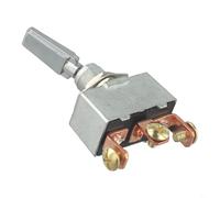 babominimer Interrupteur à bascule robuste 50 A 12 V DC, 3 positions 3 voies pour automobile, marine, camping-car, camion ou équipement industriel, construction en métal