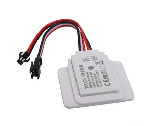 babominimer Interrupteur à capteur tactile 12 V 5 A 60 W pour miroir LED, bouton de contrôle étanche pour salle de bain, armoire de maquillage, verre de 1 à 5 mm, marche/arrêt à une seule touche avec