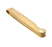 babominimer Jauge d'épaisseur 0,05-1,00 mm 13 lames en laiton Outil de mesure et mesure de dégagement compatible avec l'ingénierie automobile et mécanique APPL