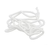 babominimer Joint d'étanchéité en fibre de verre pour poêle à bois, blanc, 6/8/10/12 mm de diamètre, résistant à la chaleur, pour poêle à bois, poêle à granulés, chaudière, four industriel (6 mm pour