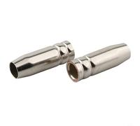 babominimer Kit de 17 consommables de torche de soudage MIG pour 15AK - Porte-embout avec ressort, embouts de 0,8 mm, buses à gaz et clé - Composants en argent et cuivre