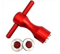 babominimer Kit de 2 poids de club et de clé compatibles avec les putters, en acier inoxydable personnalisé de 5 à 40 g avec joints toriques de protection en caoutchouc, qualité aéronautique (rouge