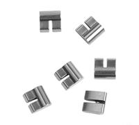 babominimer Kit de 6 cliquets de moyeu de rechange en métal pour roue libre et accessoires de montagne et de route, pièces de réparation argentées lisses (R2,4 x 7,8 (type 8))