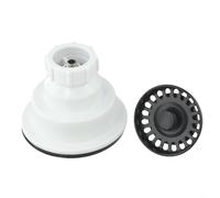 babominimer Kit de bonde de panier d'évier en plastique de 114 mm avec bride, compatible avec les éviers de cuisine standard d'ouverture de 83 à 90 mm, design avec vis en acier inoxydable, à installer