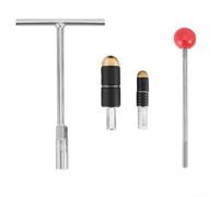 babominimer Kit de bouchons de tuyau en acier inoxydable pour réparation de fuites de tubes PPR, outil de plomberie thermofusible avec joint en caoutchouc d'extension et clé pour eau immédiate (b)