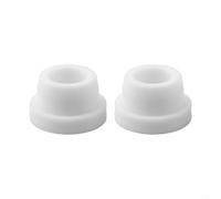 babominimer Kit de pare-chocs d'échelle de piscine, lot de 2 patins en caoutchouc blanc pour marches tubulaires de 2,3 cm, housses intérieures de protection compatibles avec piscine hors sol standard