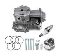 babominimer Kit de piston de cylindre de 39 mm pour Honda GX35 GX35NT Pièces de moteur de tondeuse à gazon, comprend un joint d'étanchéité de goupille de piston pour anneau circlip montage boulon