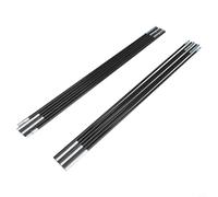 babominimer Kit de rechange pour poteaux de tente de camping en fibre de verre, 2 tiges de soutien pliables avec cordon extensible pour randonnée, randonnée, réparation de cadre d'auvent, (340)