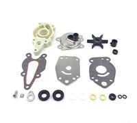 babominimer Kit de réparation d'eau pour hors-bord Mercury et Mariner 6HP à 15HP avec turbine en néoprène et plaque d'usure en acier inoxydable 42089A5