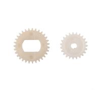 babominimer Kit de transmission de moulinet de pêche avec engrenage de broche et engrenage d'arbre compatible avec les moulinets de lancement d'appâts de première deuxième troisième génération (grand