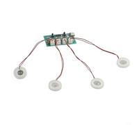 babominimer Kit d'humidificateur 5 V DIY avec module de brumisateur et tableau de commande, plaques d'atomisation microporeuses pour plusieurs modes de pulvérisation, humidification efficace de l'air