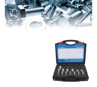 babominimer Kit d'inspecteur de filetage d'écrous et boulons 26 pièces, acier au carbone et ABS métriques et pour filetage impérial pour la détection de boulons de fixation, jauge de filetage mâle