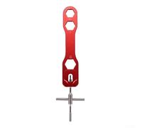 babominimer Kit d'outils d'entretien pour moulinet en alliage d'aluminium avec extracteur de goupille de roulement de bobine et clé hexagonale pour réparation et démontage de moulinet de pêche