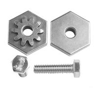 babominimer Lame de rechange pour tondeuse 917-04074, 717-04074, 717-1553 - Comprend boulon et rondelle, compatible avec Craftsman, BOLENS, Husky