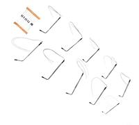 babominimer Lampadaire LED pour modélisme à l'échelle HO ou OO - Hauteur réglable de 10 cm - Blanc chaud - 3 V AC/DC - 20 mA - Lampadaires en acier avec résistances incluses