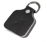 babominimer Lisseur et nettoyeur de ligne de pêche à la mouche en cuir synthétique 2 en 1 pour truite, brochet, saumon, perche, doré jaune et autres espèces d'eau douce ou d'eau salée (gris 2 en 1)
