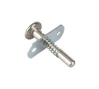babominimer Loquet à piston en acier à ressort 6,5 x 45 mm pour armoires, tiroirs, lits, portes, écrans, matériel de meubles durable et résistant à la corrosion, facile