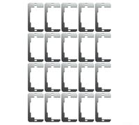 babominimer Lot de 10/15/20 entretoises murales en métal galvanisé de 10,6 x 5,6 cm, plaques de nivellement pour panneau de prise électrique, cales étanches et résistantes à la rouille pour (20 pièces