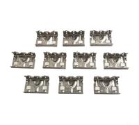 babominimer Lot de 10 clips de drainage de l'eau en alliage d'aluminium pour panneaux solaires de 30/35 mm, élimination efficace des boues et dispersion de l'eau de pluie, montage latéral facile à