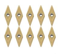 babominimer Lot de 10 inserts en carbure VNMG332-MA VNMG160408 - Inserts de tournage indexables - Haute adhérence - Forte résistance - Facile à remplacer - Pour différents environnements d'usinage