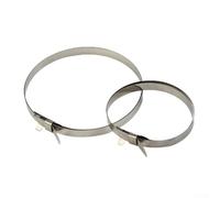 babominimer Lot de 10 petites et dix grandes bandes pour voiture, VTT, voiture, camion, transmission, pièces en acier inoxydable pour axe CV, pince de serrage avec ensemble