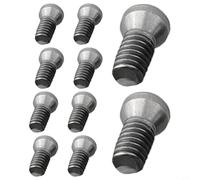 babominimer Lot de 10 vis à métaux Torx T10 M2,5/M3,5 - Fixations en acier pour remplacer les inserts en carbure dans les supports d'outils de tournage CNC (M2,5 x 6 mm)