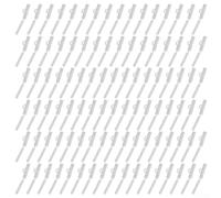 babominimer Lot de 100 étiquettes transparentes avec attaches de câble, étiquettes de marquage de fil en plastique imperméable pour la maison, le bureau, l'atelier, ensemble d'étiquetage