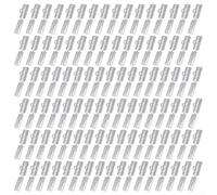 babominimer Lot de 100 étiquettes transparentes avec attaches de câble, étiquettes de marquage de fil en plastique imperméable pour la maison, le bureau, l'atelier, ensemble d'étiquetage