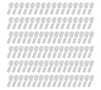 babominimer Lot de 100 étiquettes transparentes avec attaches de câble, étiquettes de marquage de fil en plastique imperméable pour la maison, le bureau, l'atelier, ensemble d'étiquetage