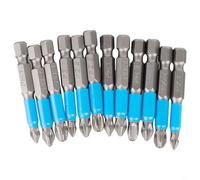 babominimer Lot de 12 embouts de tournevis 50 mm en alliage d'acier à tige hexagonale PH1 PH2 PH3 pour PZ1 PZ2 PZ3 traité thermiquement haute dureté pour perceuse électrique et tournevis à main pour