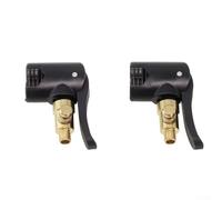 babominimer Lot de 2 adaptateurs de pompe à air à double tête pour vélo - Noir